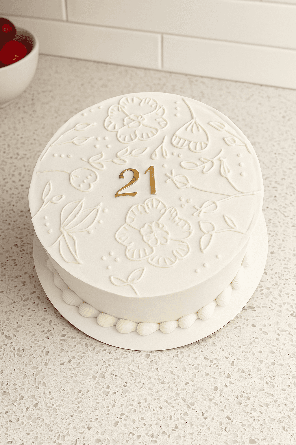 Torta decorada principal